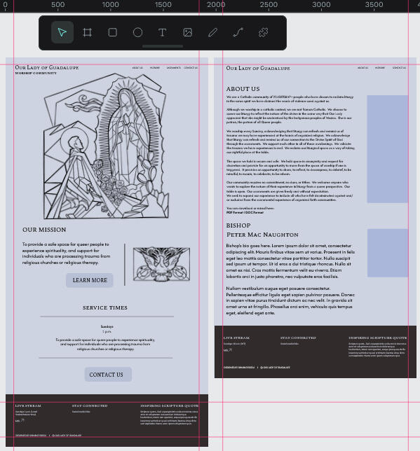 Giselle Llamas's motion graphics CV Logo