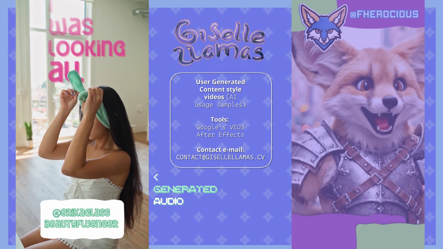 'User generated Content' video style Samples